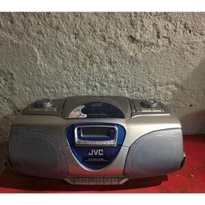 JVC Portable CD Cassette AM FM Boombox Stereo Digital Tuner